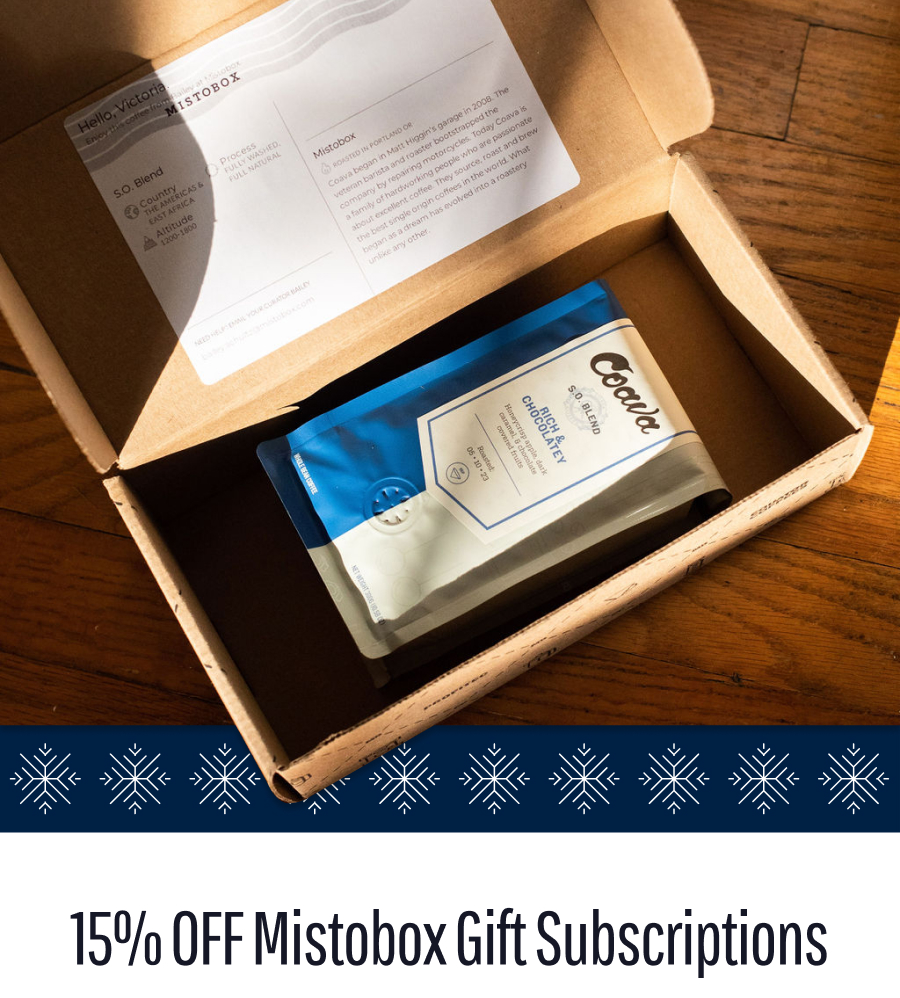 15% off Mistobox gift subscription